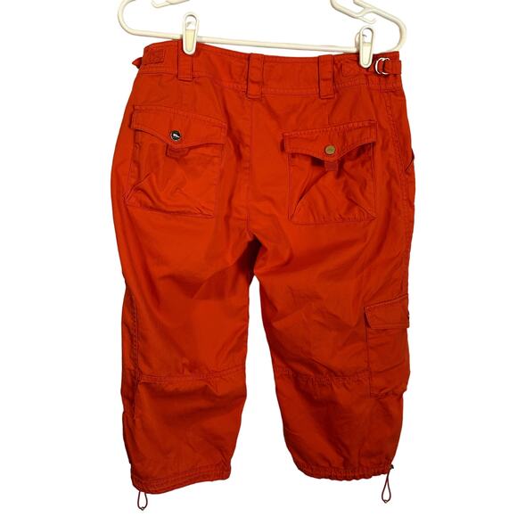 Ralph Lauren Golf Ladies Champions Orange Classic Shorts Capris Size 6 HTF - Picture 4 of 13